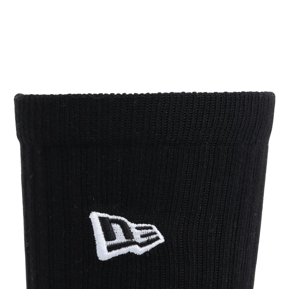 ニューエラ（NEW ERA）（メンズ、レディース）パフォーマンスソックス クルー バスケット BLK 14393678