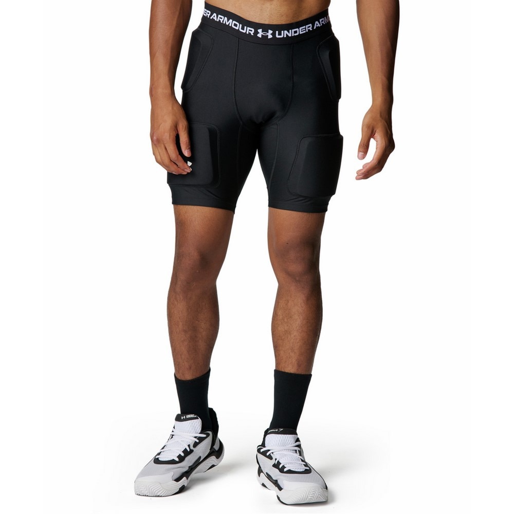 アンダーアーマー（UNDER ARMOUR）（メンズ）ヒートギア パッド ショーツ 6001290 001