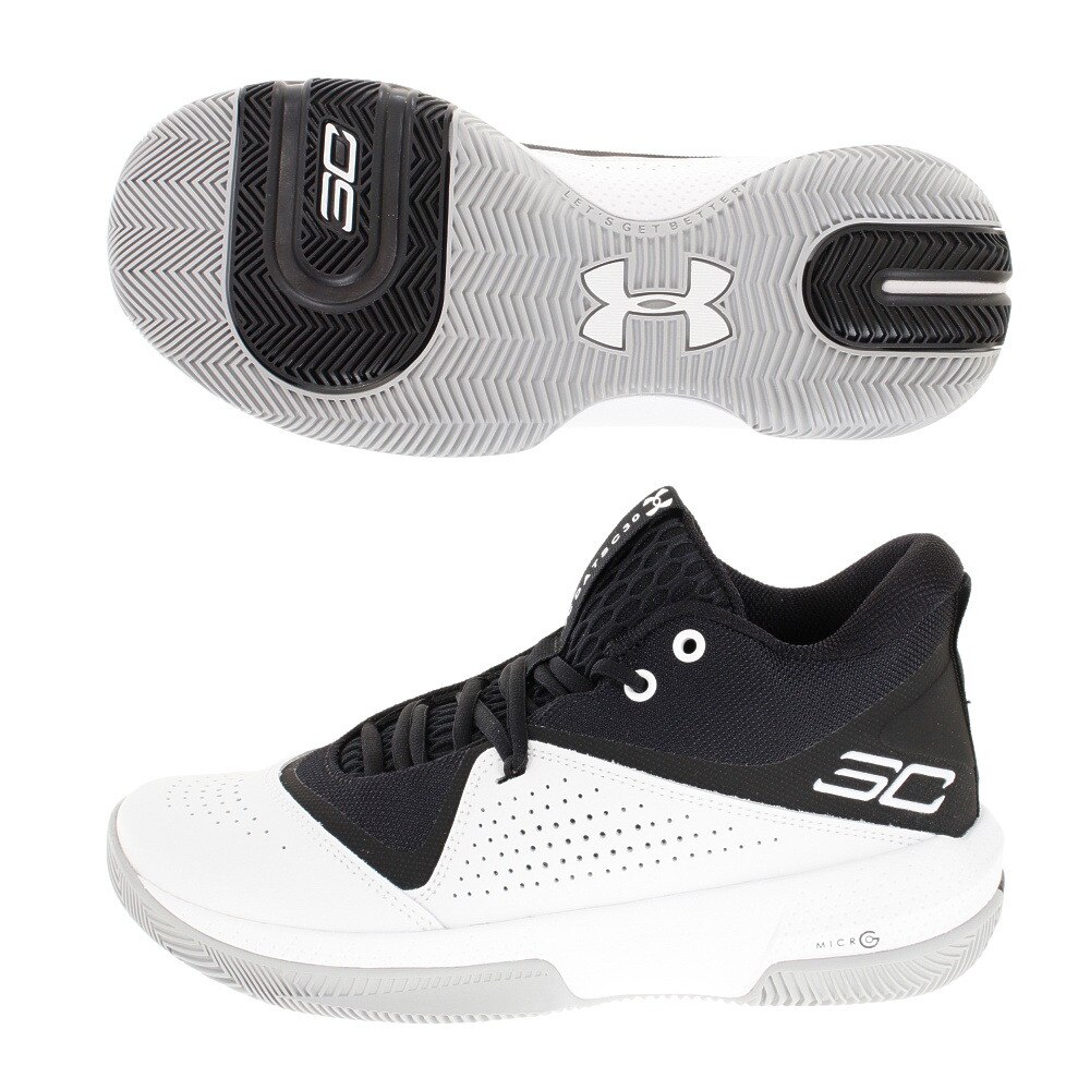 ＜スーパースポーツ ゼビオ＞ SC スリーゼロ IV 3023917 BLK/WHT/WHT BK バッシュ