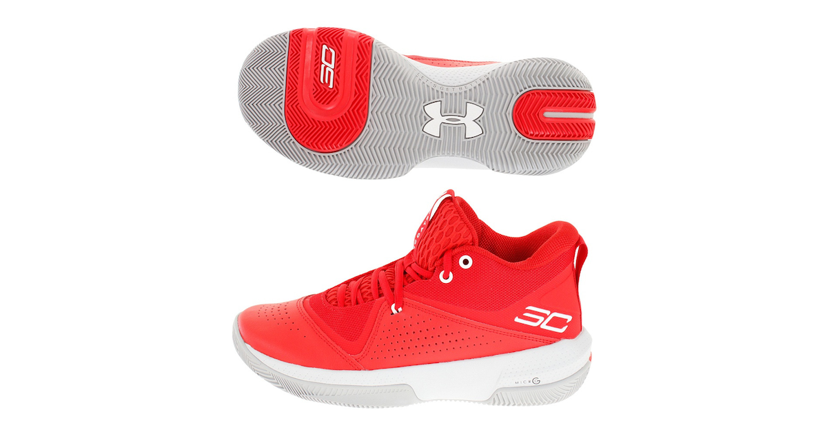 バスケットシューズ Sc スリーゼロ Iv Red Wht Wht Bk バッシュ アンダーアーマー スーパースポーツゼビオ