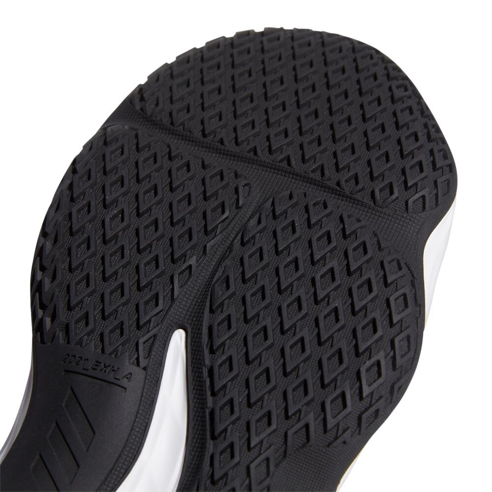 アディダス（adidas）（メンズ）バスケットシューズ バッシュ Exhibit A H67747 黒 ブラック