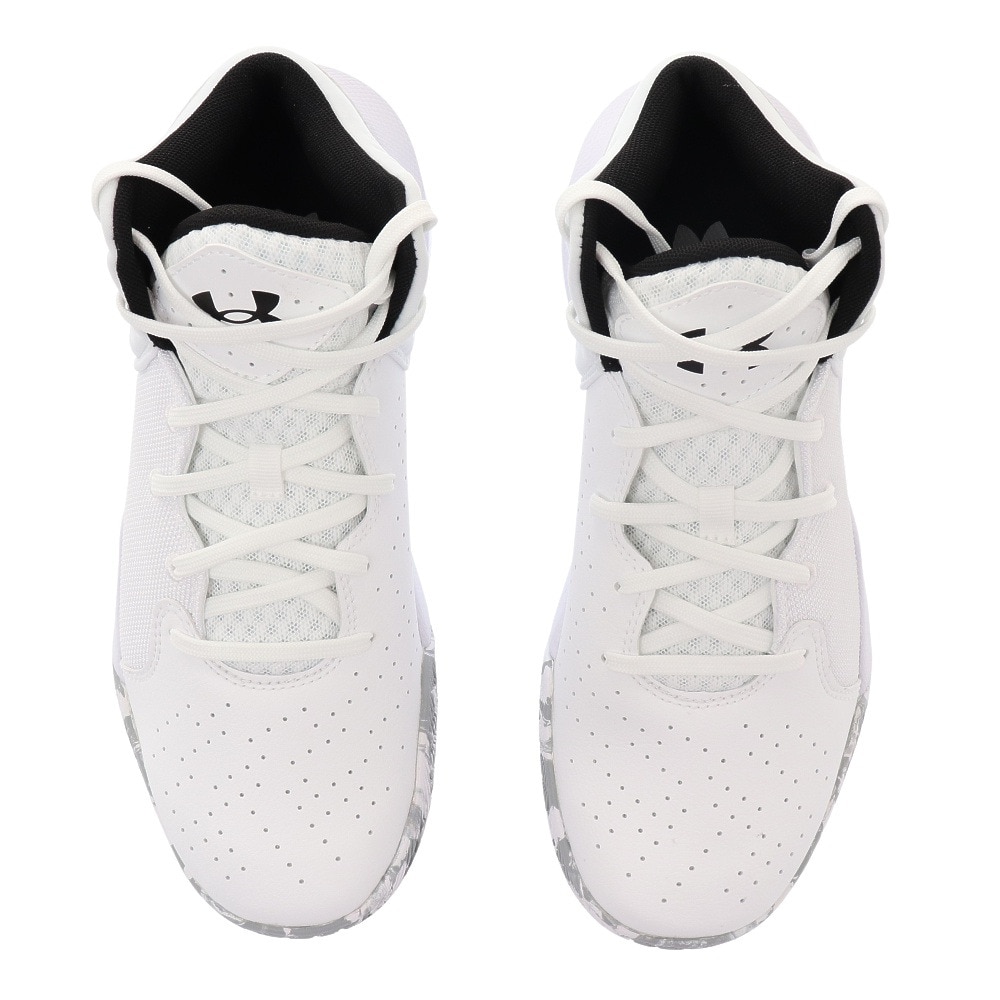 アンダーアーマー（UNDER ARMOUR）（メンズ）バスケットシューズ メンズ バッシュ 白 ホワイト UA ジェット 21 3025348 103★★★