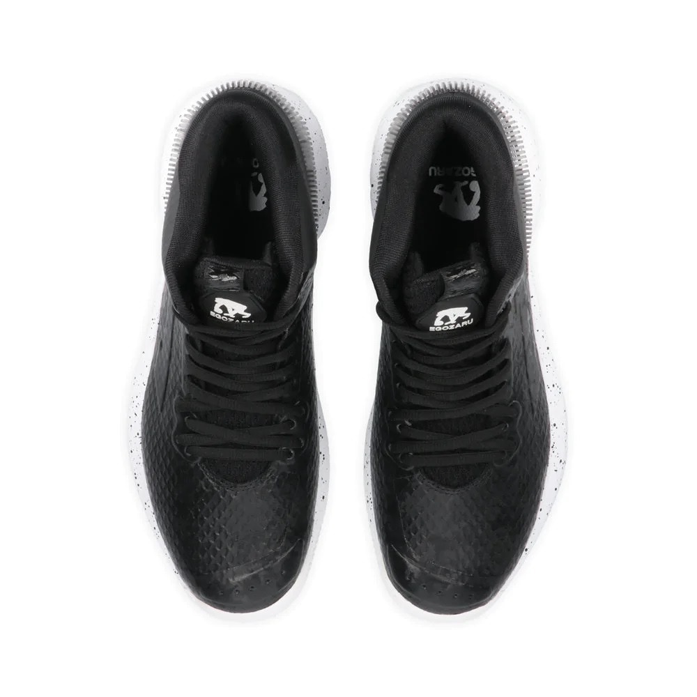 エゴザル（EGOZARU）（メンズ）バスケットシューズ バッシュ エゴアウェイクミッド EGO AWAKE MID OG BLACK EZAM31-901-012