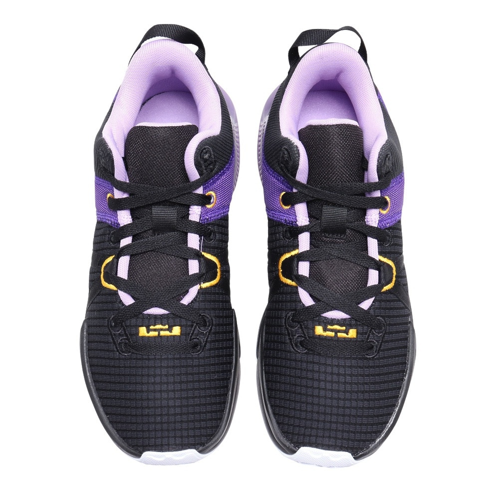 ナイキ シューズ メンズ バスケットボール Nike LeBron Witness Basketball Shoes Purple Yellow White