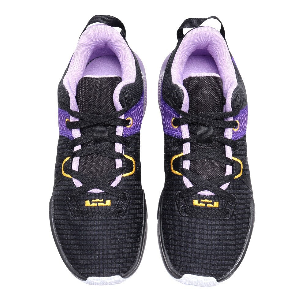 ナイキ シューズ メンズ バスケットボール Nike LeBron Witness Basketball Shoes Purple Yellow White