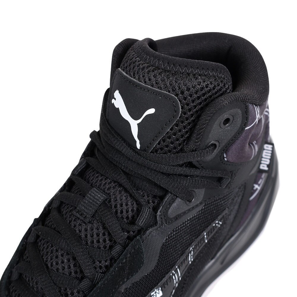 プーマ（PUMA）（メンズ）バスケットシューズ バッシュ プレイメーカーP-MIDコートサイド 37832601