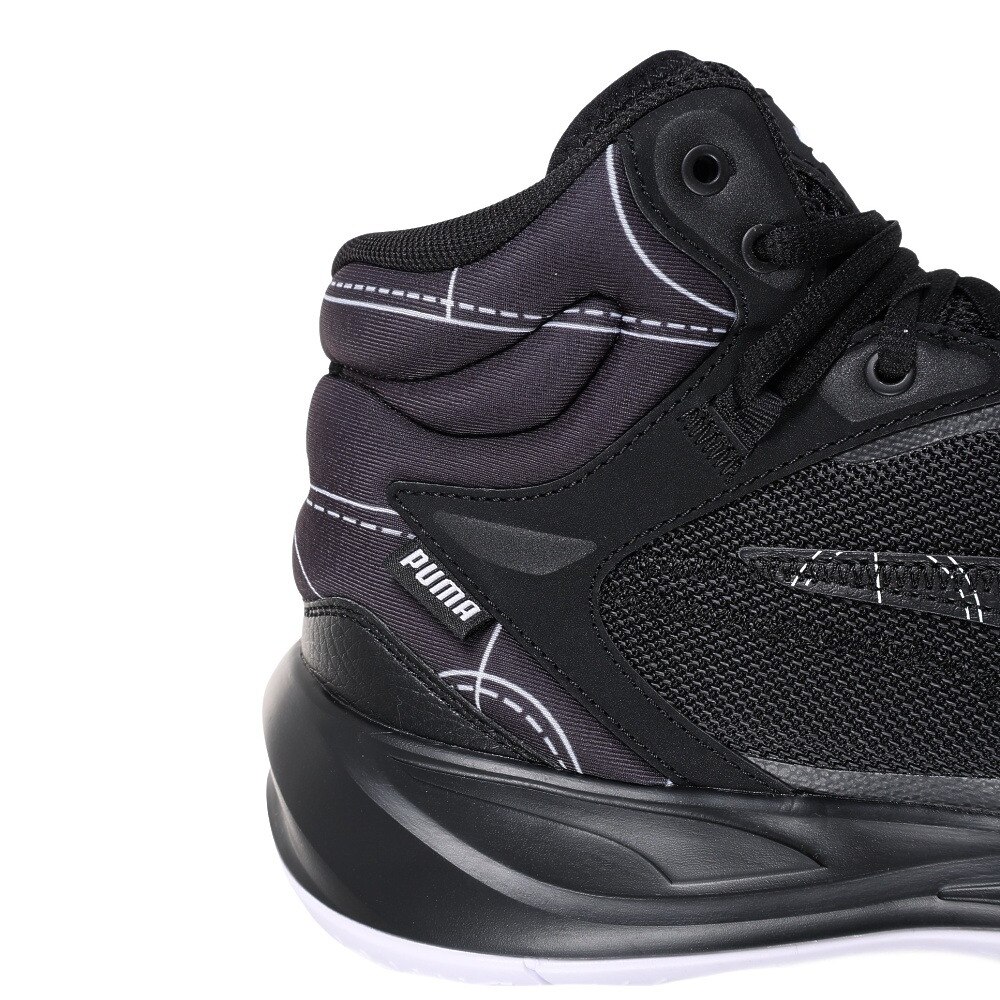 プーマ（PUMA）（メンズ）バスケットシューズ バッシュ プレイメーカーP-MIDコートサイド 37832601
