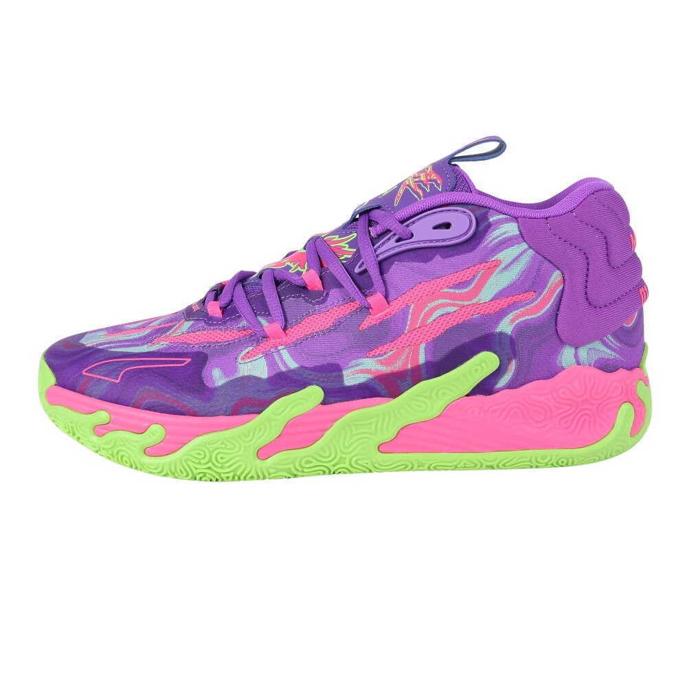 プーマ（PUMA）（メンズ）バスケットシューズ バッシュ MB.03 TOXIC 37891601 お一人様一点まで
