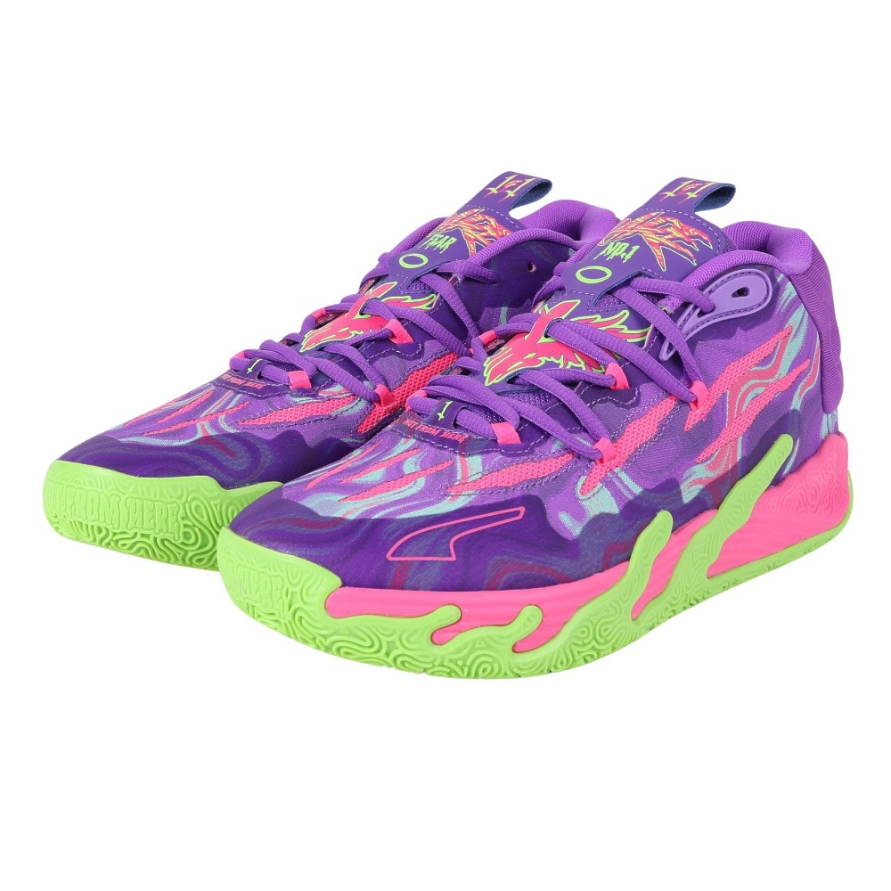 プーマ（PUMA）（メンズ）バスケットシューズ バッシュ MB.03 TOXIC 37891601 お一人様一点まで