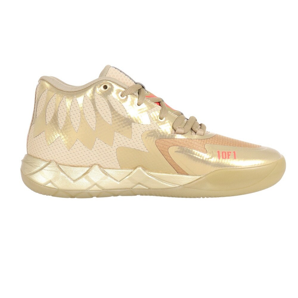 プーマ（PUMA）（メンズ）バスケットシューズ バッシュ MB.01 Golden Child 37922301 お一人様一点まで