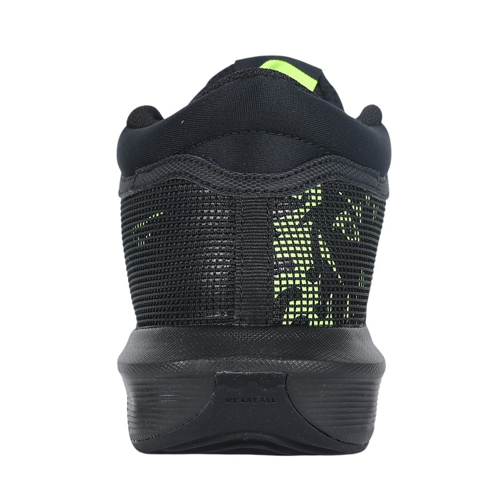 ナイキ（NIKE）（メンズ）バスケ シューズ バッシュ レブロン ウィットネス 8 EP 軽量 通気性 ミッドカット 黒 FB2237-002