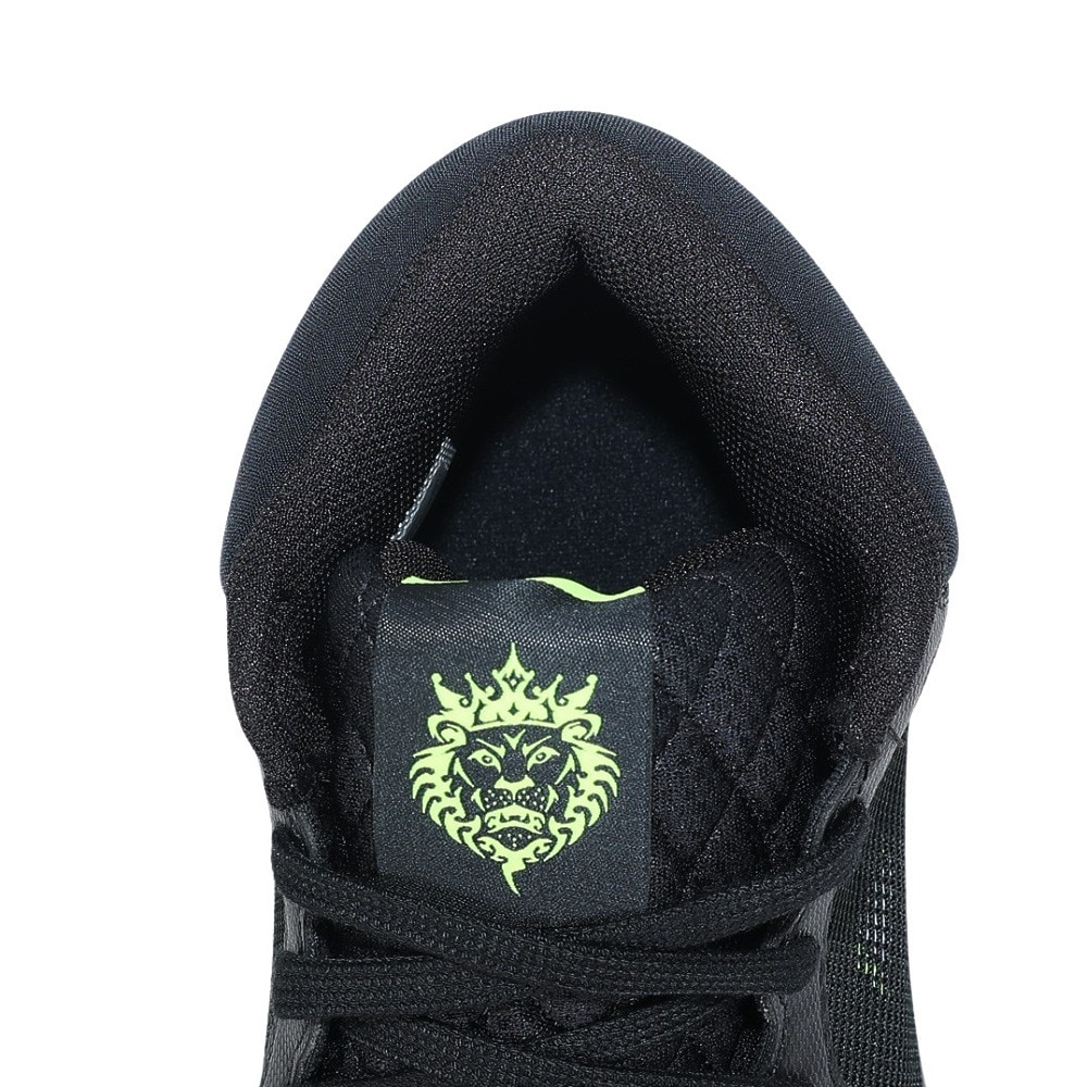 ナイキ（NIKE）（メンズ）バスケ シューズ バッシュ レブロン ウィットネス 8 EP 軽量 通気性 ミッドカット 黒 FB2237-002