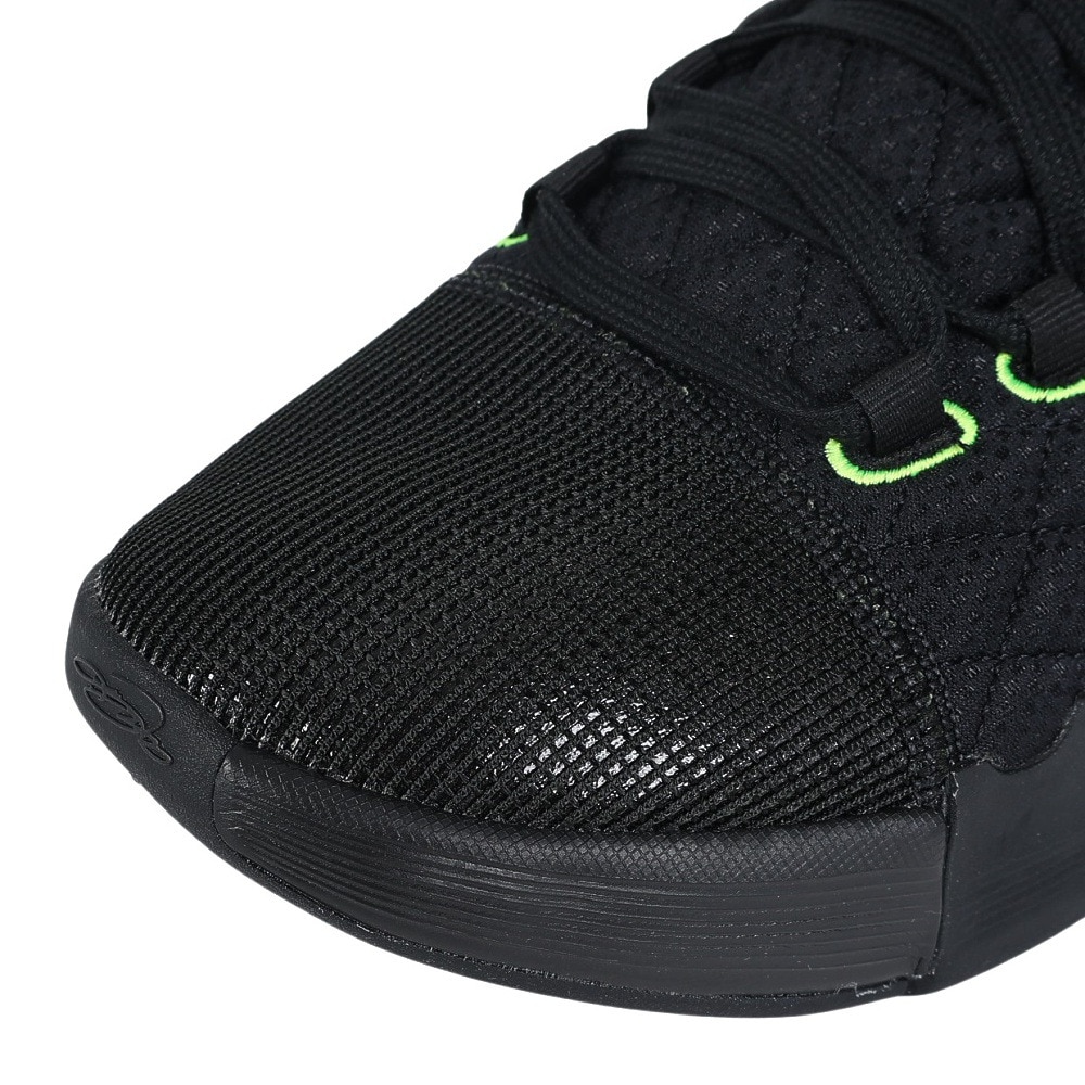 ナイキ（NIKE）（メンズ）バスケ シューズ バッシュ レブロン ウィットネス 8 EP 軽量 通気性 ミッドカット 黒 FB2237-002
