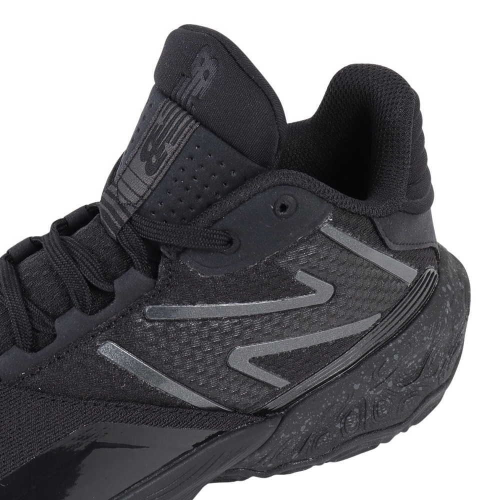 ニューバランス（new balance）（メンズ）バスケ シューズ バッシュ BB2WYBK4 2E Two Wxy v4 トゥーウェイ ワイド 軽量 ミッドカット 黒