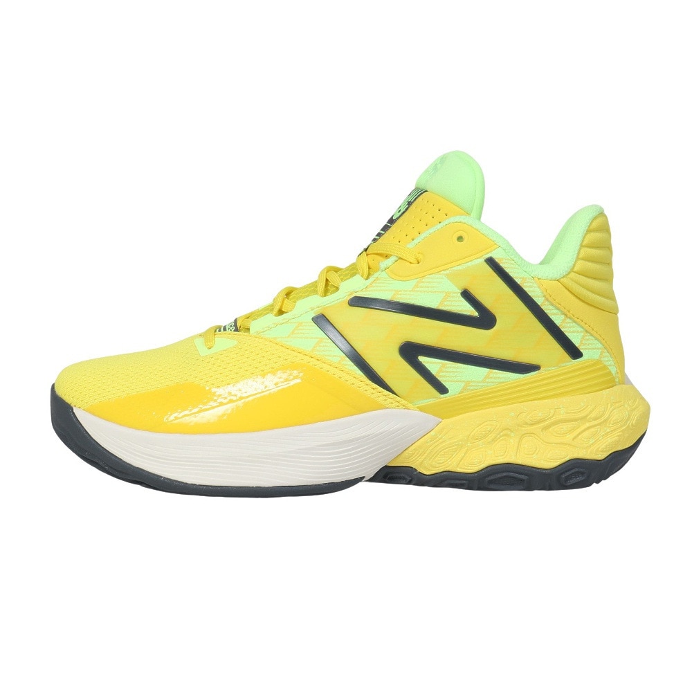 ニューバランス（new balance）（メンズ）バスケ シューズ バッシュ トゥーウェイ Two Wxy v4 BB2WYRT42E 軽量 ミッドカット イエロー