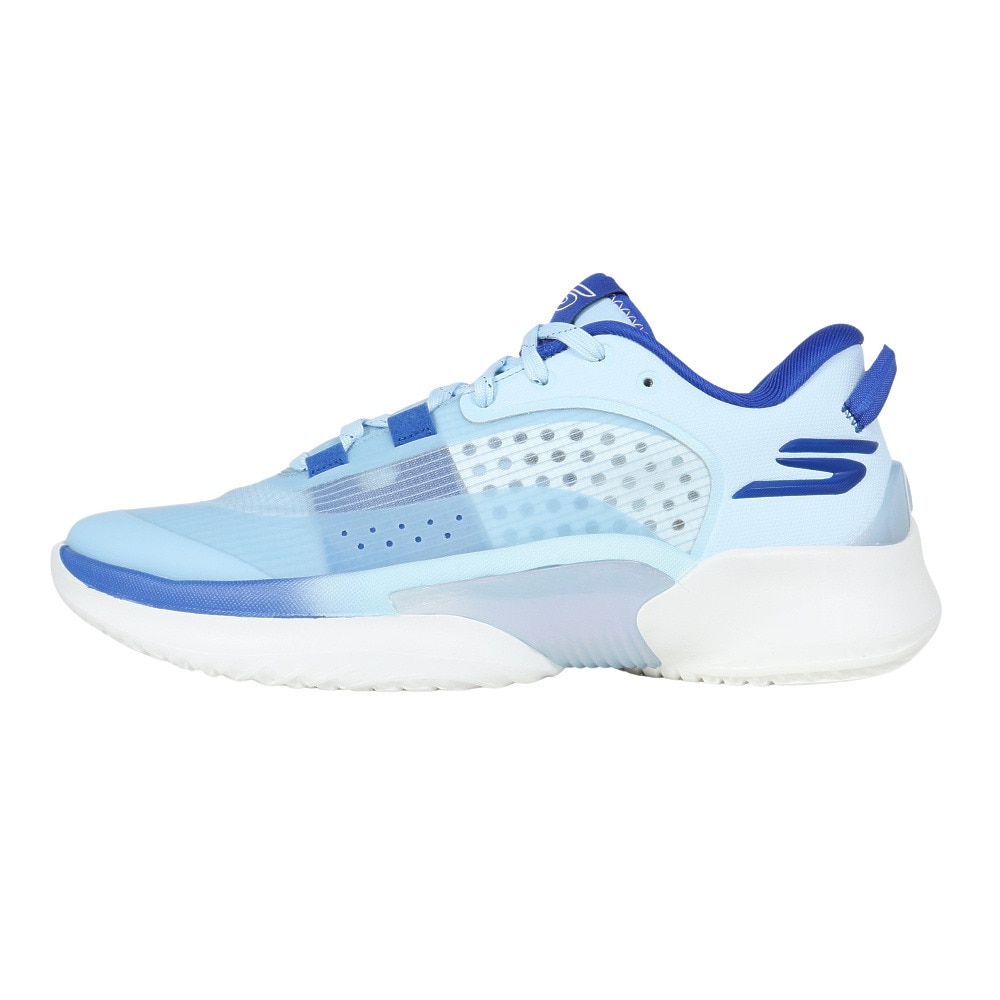 スケッチャーズ（SKECHERS）（メンズ）バスケットシューズ バッシュ SKX レザグリップ 253007-BLNV