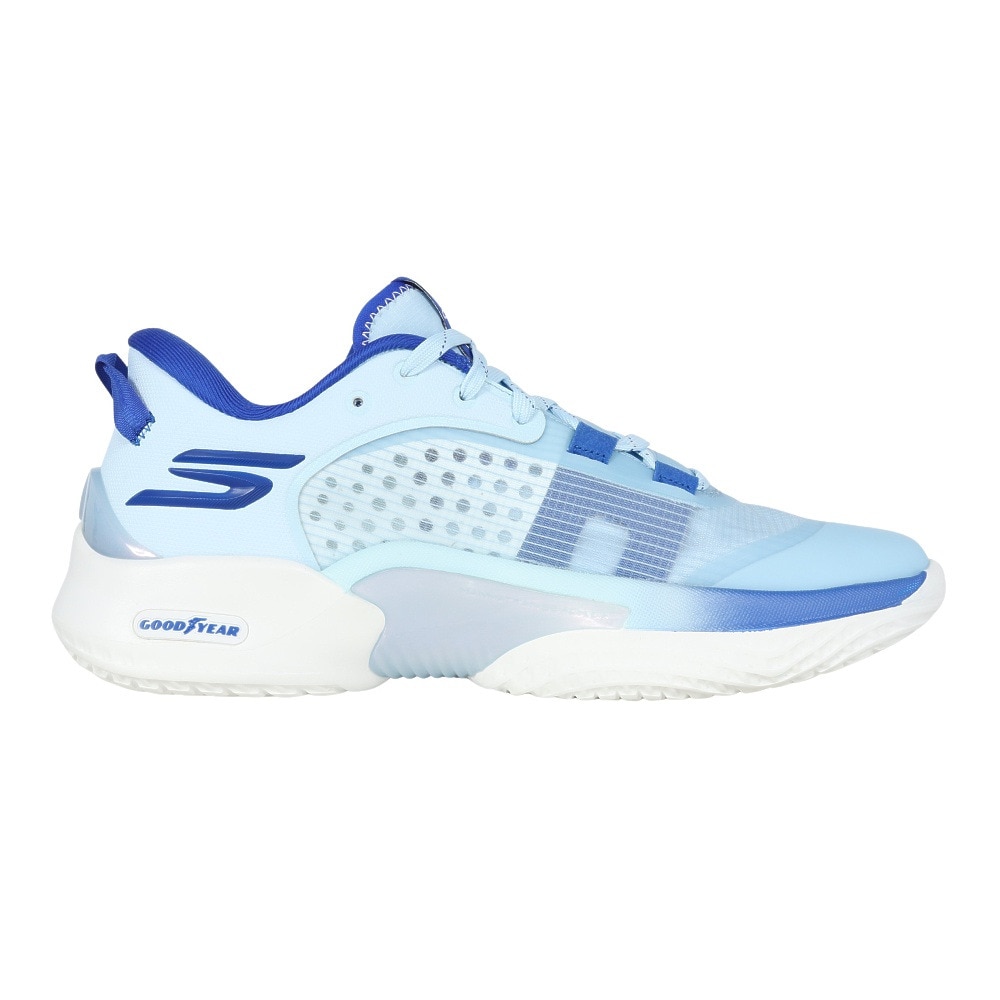 スケッチャーズ（SKECHERS）（メンズ）バスケットシューズ バッシュ SKX レザグリップ 253007-BLNV
