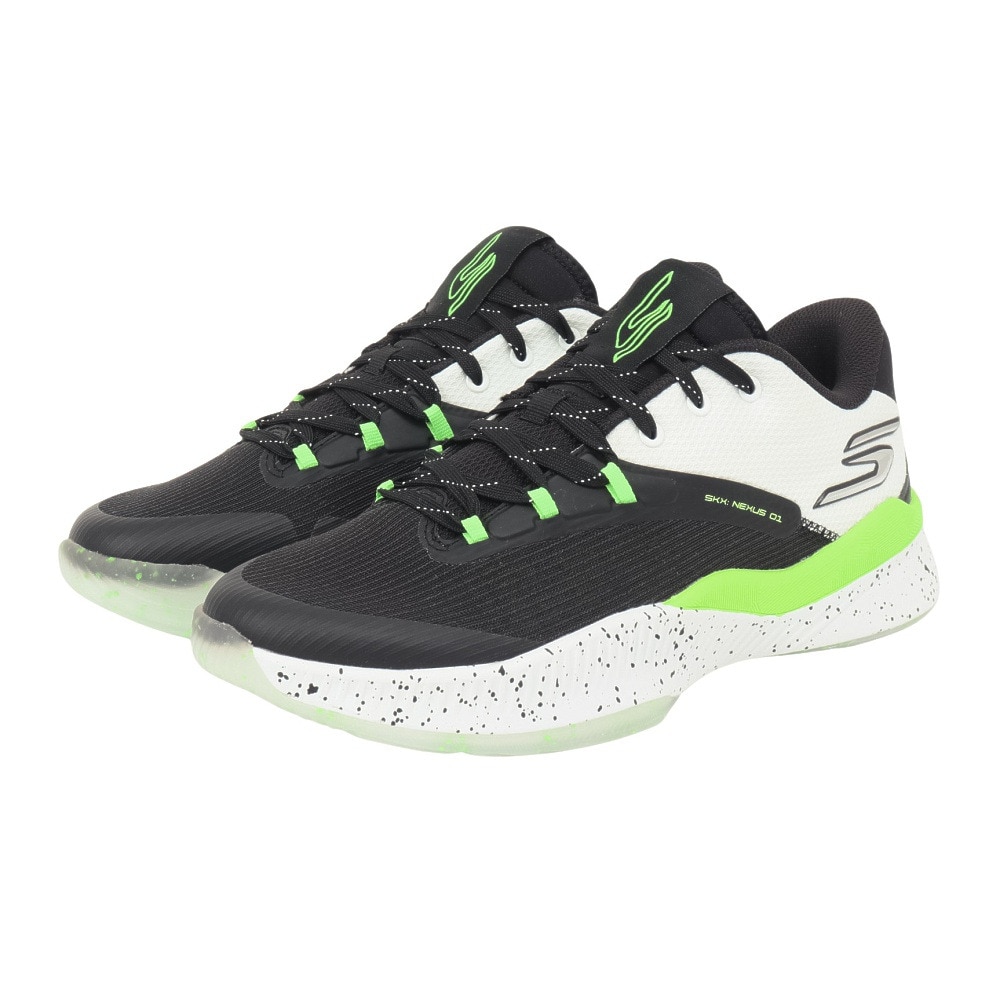 スケッチャーズ（SKECHERS）（メンズ）バスケットシューズ バッシュ SKX ネクサス 253015-WBLM