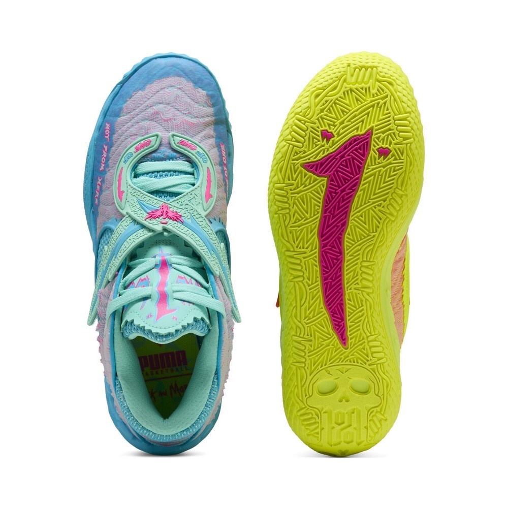 PUMA Rick and Morty バスケットシューズ プーマ（PUMA）（メンズ）バスケットシューズ バッシュ MB.05 リック