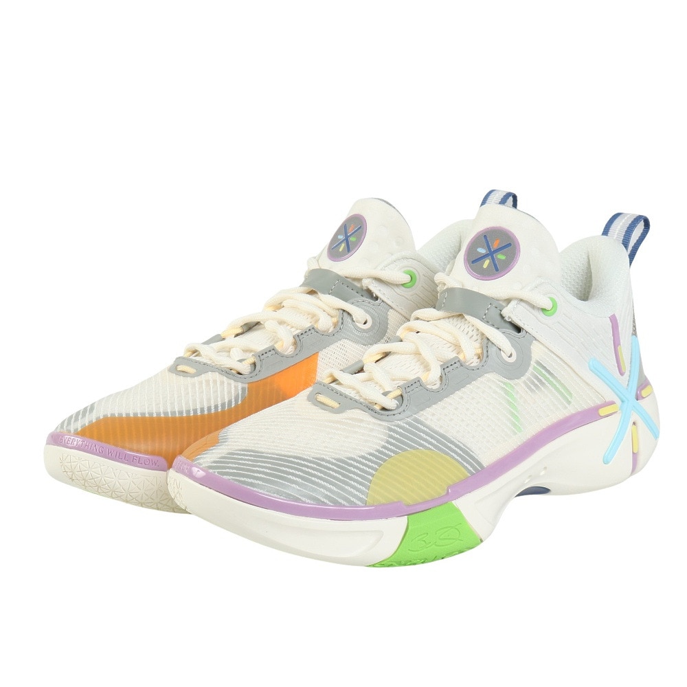 リーニン（LI-NING）（メンズ）バスケットシューズ バッシュ WADE SHADOW 6V2 夏の花 ABPV021-3