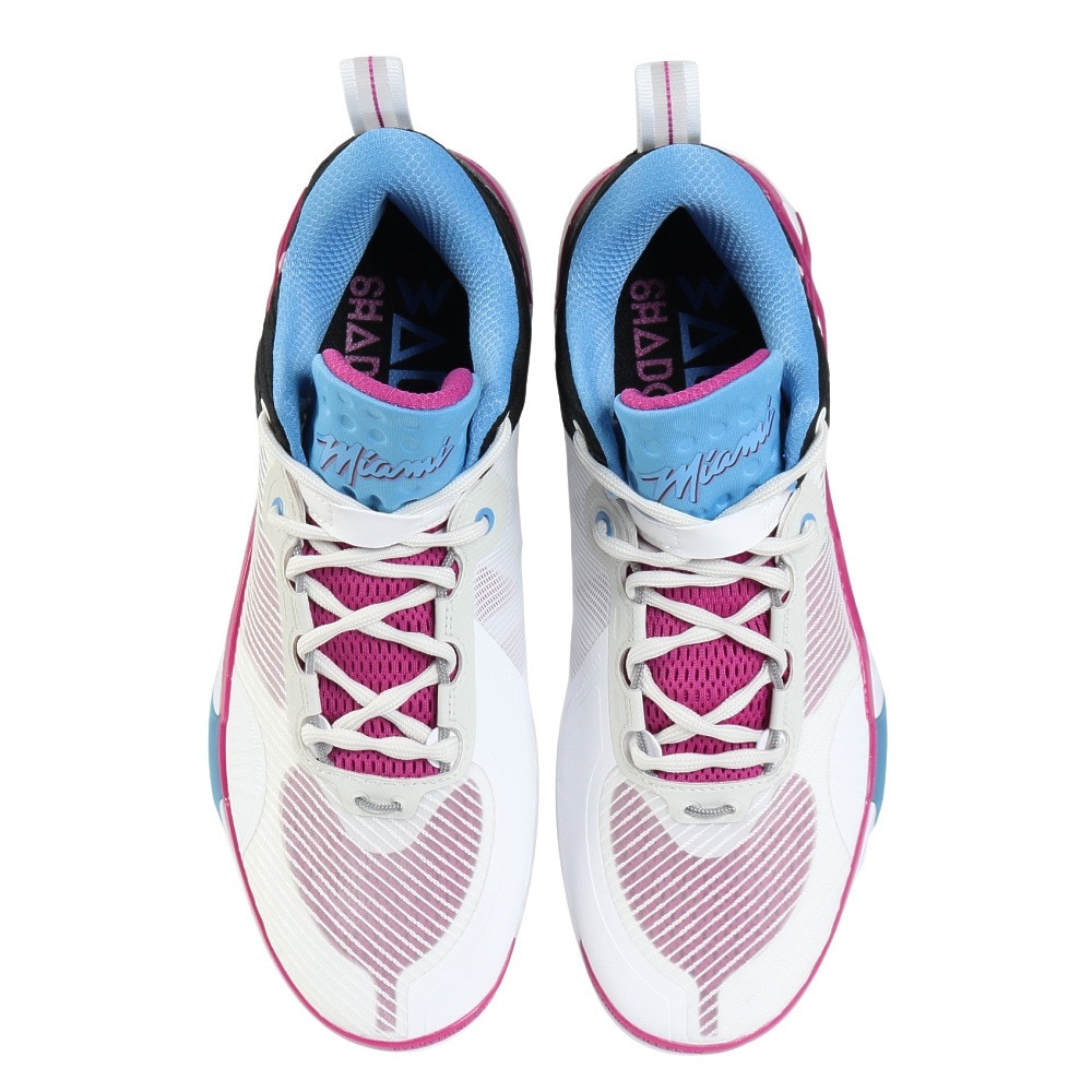 リーニン（LI-NING）（メンズ）バスケットシューズ バッシュ WADE SHADOW 6V2 サウスビーチ ABPV021-4