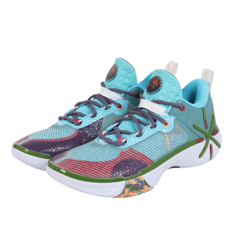 リーニン（LI-NING）（メンズ）バスケットシューズ バッシュ WADE SHADOW 6V2 カメレオン ABPV021-5