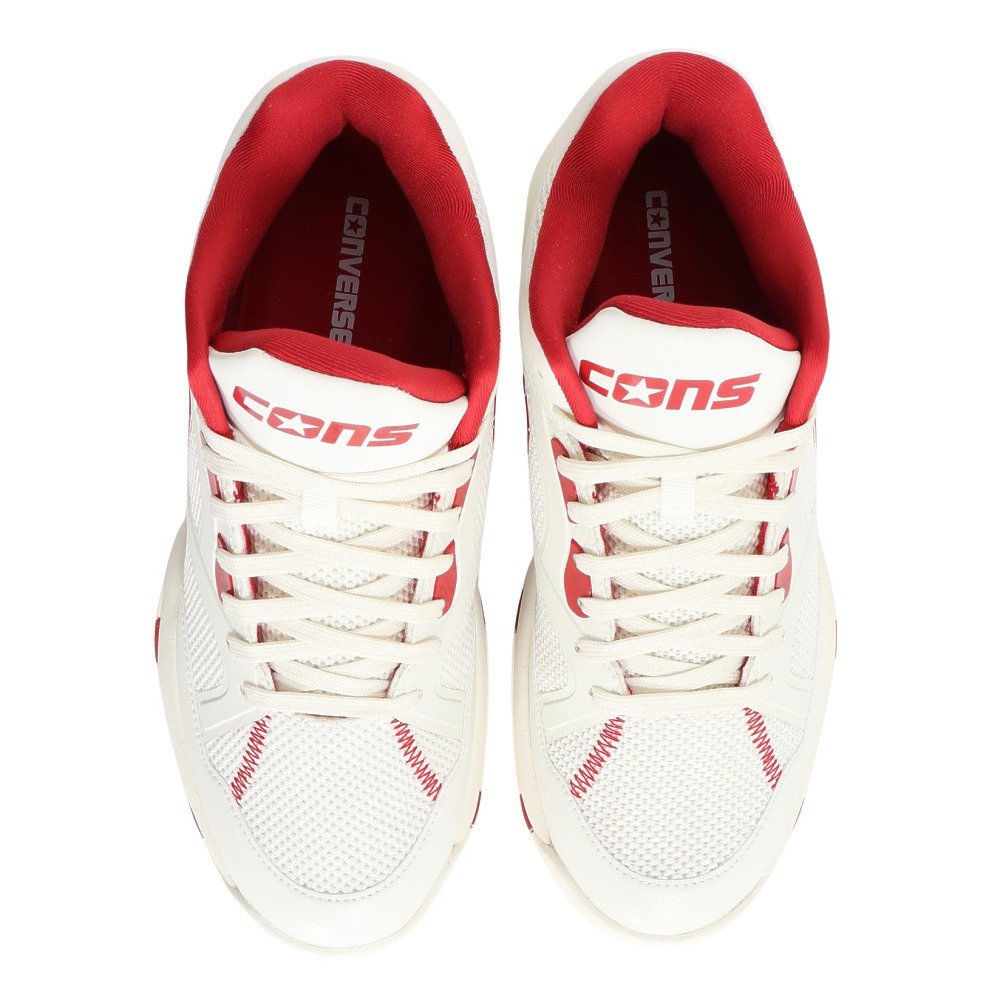 CONVERSE CONS バスケットシューズ ホワイト/レッド コンバース（CONVERSE）（メンズ）バスケットシューズ バッシュ コンズ