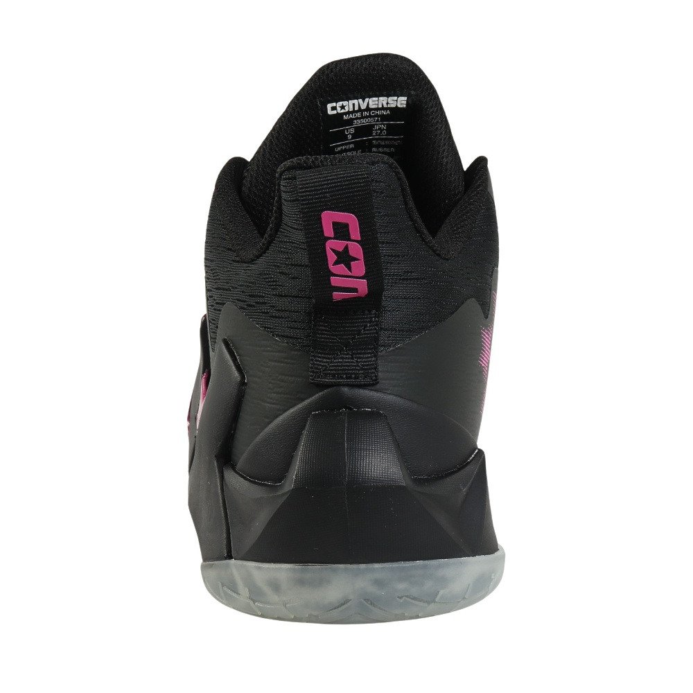 バスケットシューズ バッシュ コンズ アンアベレージ MID BK/PK 33500571 5