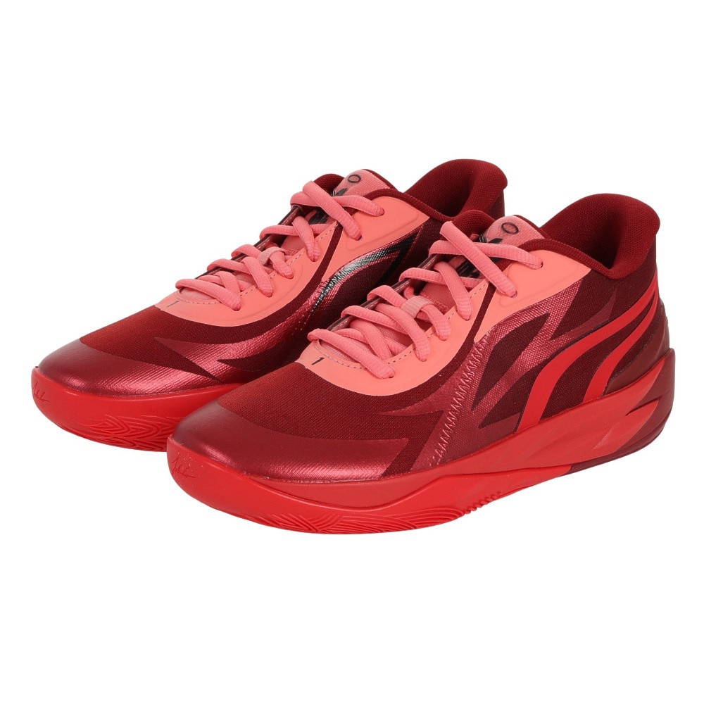 プーマ（PUMA）（メンズ）バスケットシューズ バッシュ MB.02 LO 37776604 お一人様一点まで