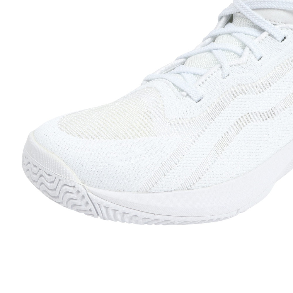 エゴザル（EGOZARU）（メンズ）バスケ シューズ バッシュ EGO AWAKE 1.5 エゴアウェイク 安定 ミッドカット 白 EZFW23-009-220