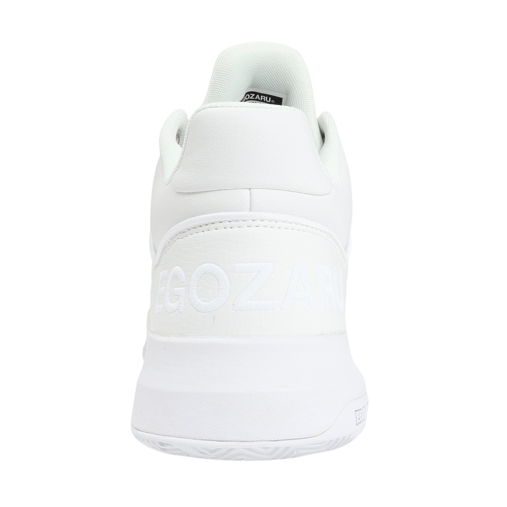 エゴザル（EGOZARU）（メンズ）バスケ シューズ バッシュ EGO AWAKE 1.5 エゴアウェイク 安定 ミッドカット 白 EZFW23-009-220