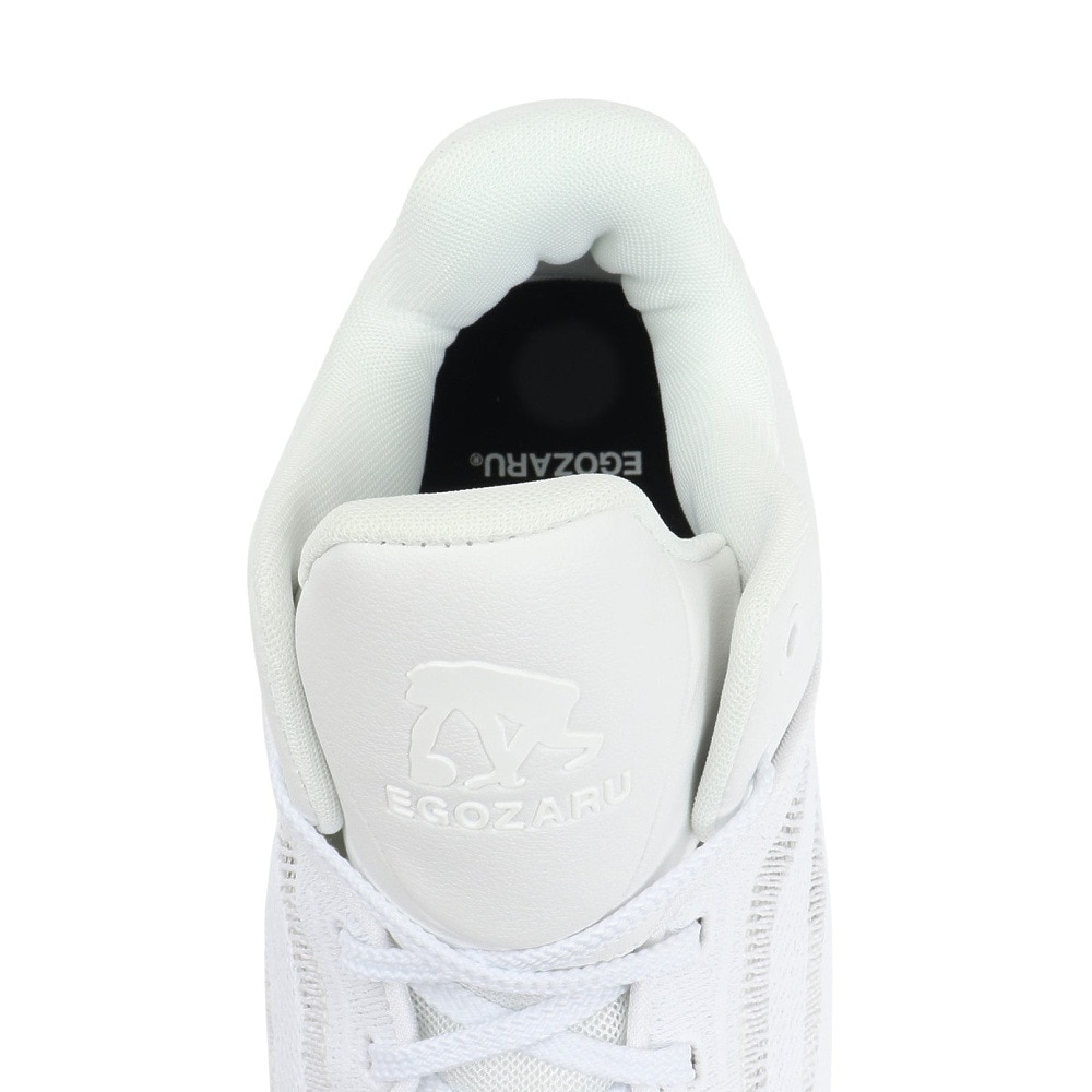 エゴザル（EGOZARU）（メンズ）バスケ シューズ バッシュ EGO AWAKE 1.5 エゴアウェイク 安定 ミッドカット 白 EZFW23-009-220