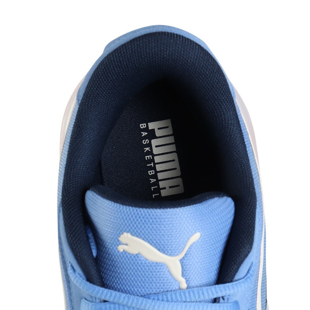 プーマ（PUMA）（メンズ）バスケ シューズ バッシュ ニトロ ALL PRO NITRO 軽量 ローカット ブルー 30968801