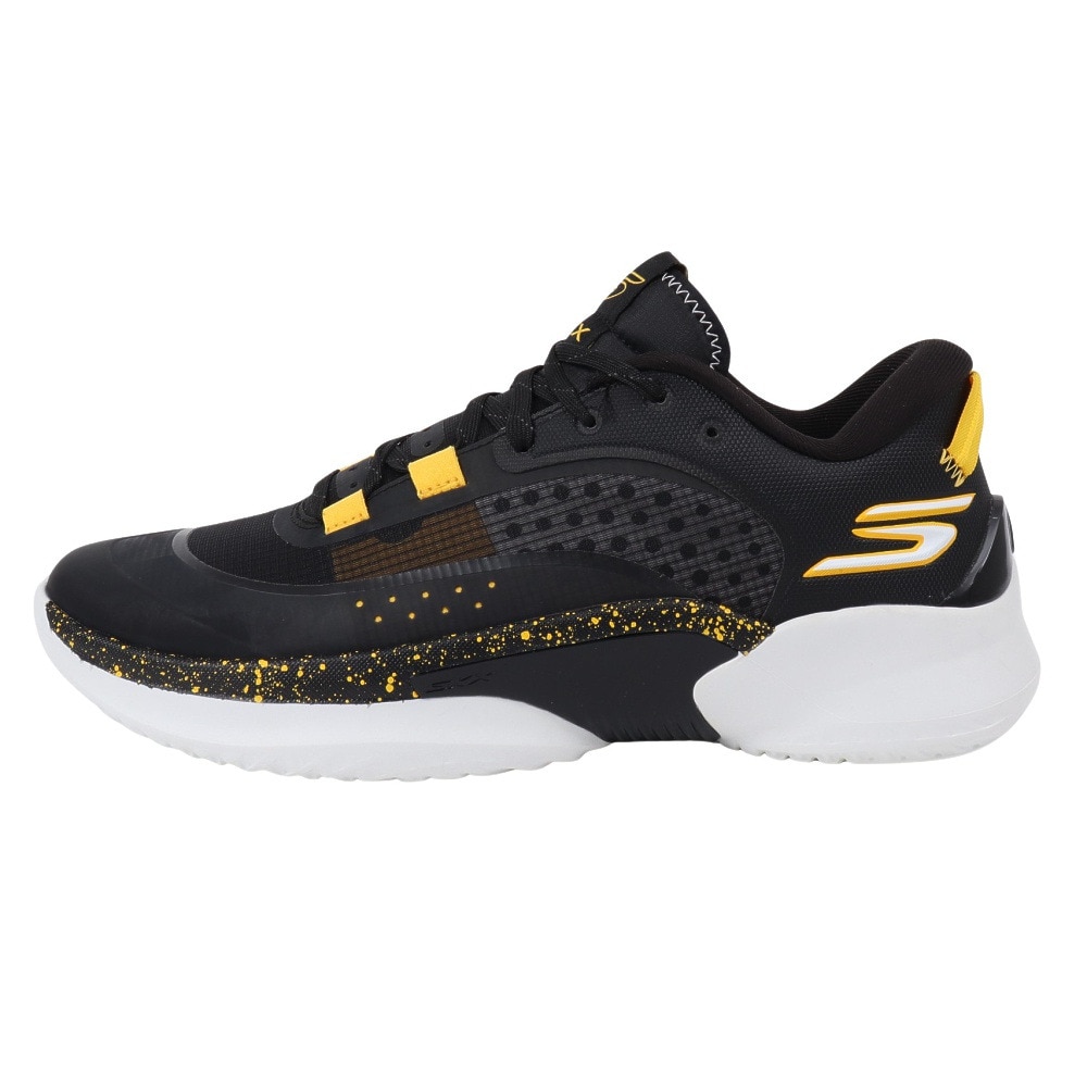 スケッチャーズ（SKECHERS）（メンズ）バスケットシューズ バッシュ SKX レザグリップ 253007-BKGD