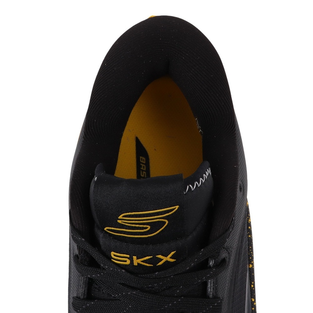 スケッチャーズ（SKECHERS）（メンズ）バスケットシューズ バッシュ SKX レザグリップ 253007-BKGD
