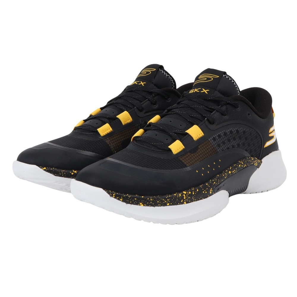 スケッチャーズ（SKECHERS）（メンズ）バスケットシューズ バッシュ SKX レザグリップ 253007-BKGD