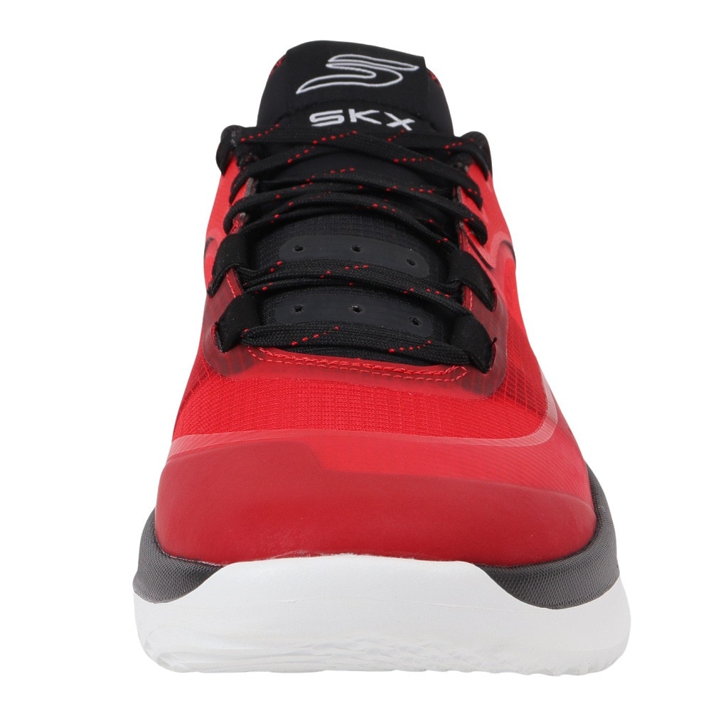 スケッチャーズ（SKECHERS）（メンズ）バスケットシューズ バッシュ SKX レザグリップ 253007-RDBK