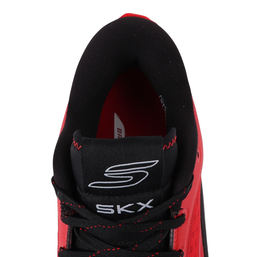 スケッチャーズ（SKECHERS）（メンズ）バスケットシューズ バッシュ SKX レザグリップ 253007-RDBK