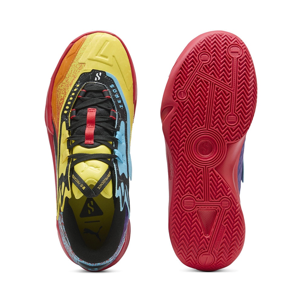 プーマ（PUMA）（メンズ、レディース）バスケットシューズ バッシュ SCOOT ZEROS II コーション 31084301