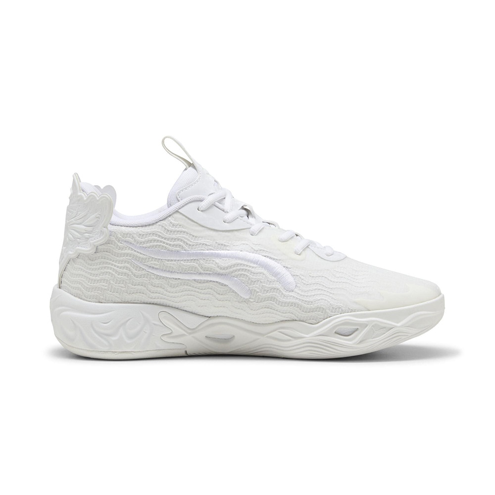 プーマ（PUMA）（メンズ、レディース）バスケットシューズ バッシュ MB.04 LO ICE WHITE 31131901