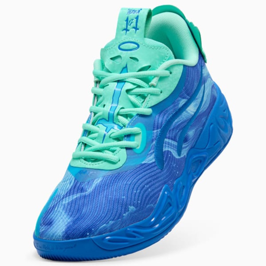 プーマ（PUMA）（メンズ）バスケットシューズ バッシュ MB.04 Lo Team ラメロボール 31217402