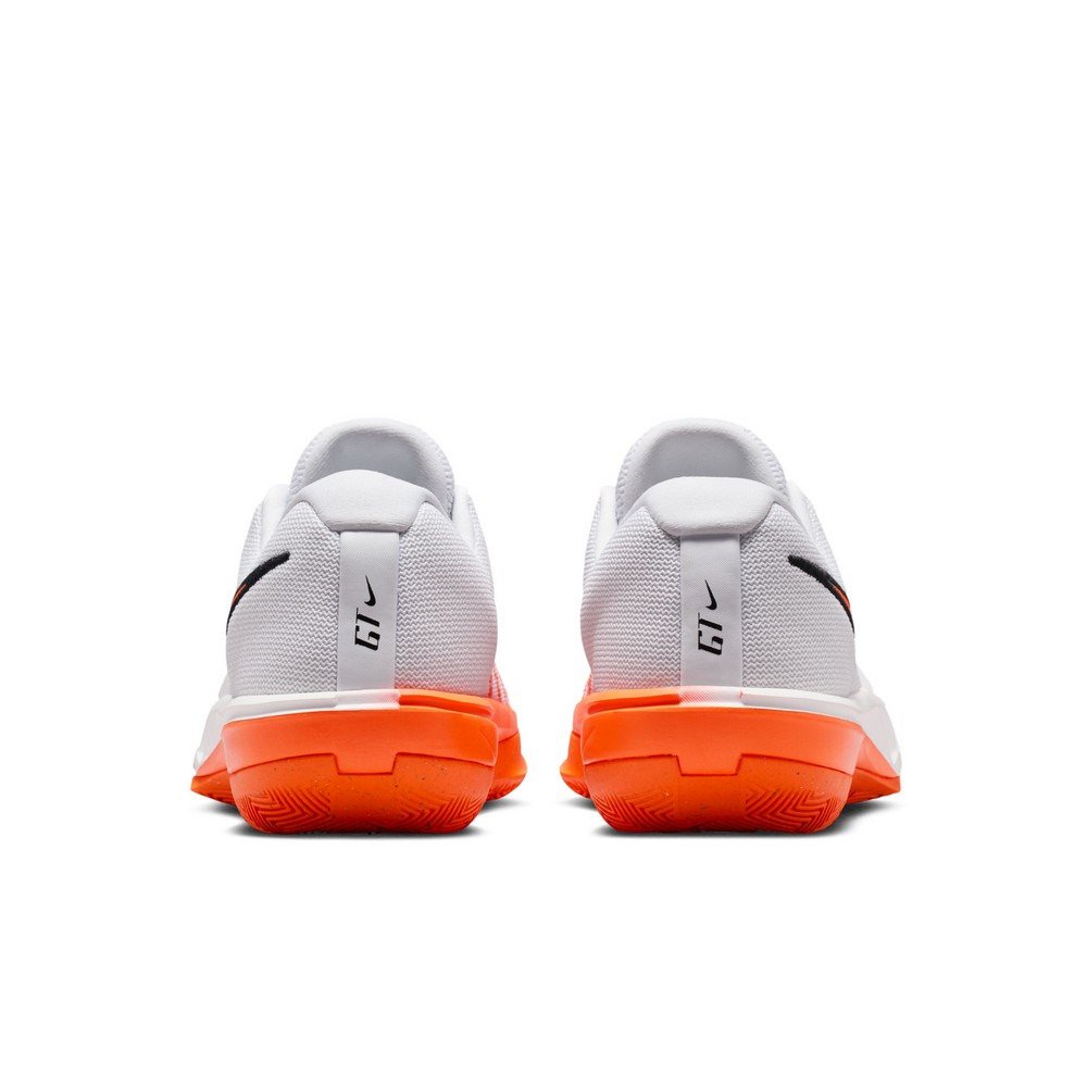 ナイキ バスケットボールシューズ ホワイト/オレンジ ナイキ（NIKE）（メンズ）バスケットシューズ バッシュ HP エア ズーム