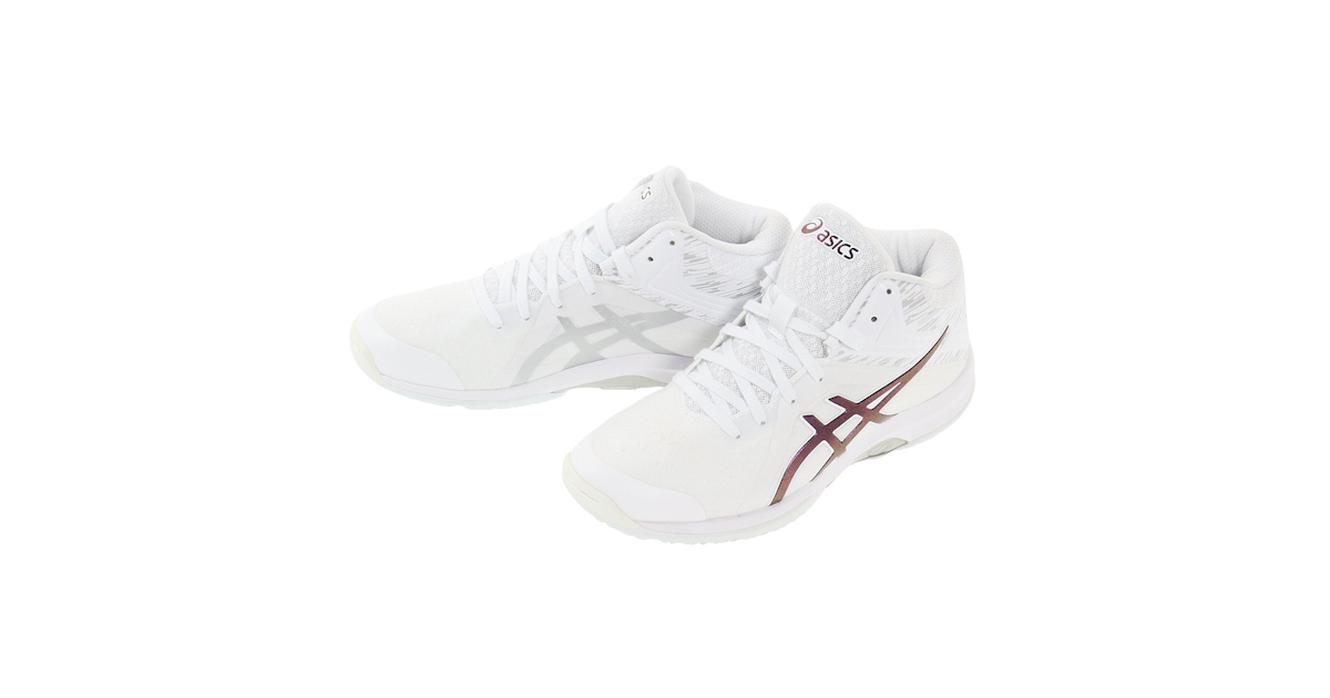アシックス（ASICS）（レディース）バスケットシューズ バッシュ 白 レディ ゲルフェアリー8 LADY GELFAIRY 8 限定カラー