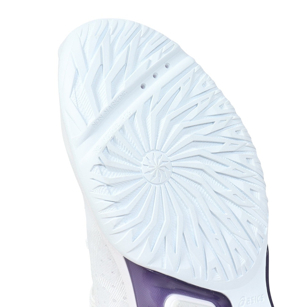 アシックス（ASICS）（レディース）バスケ シューズ バッシュ LADY GELFAIRY 9XS レディゲルフェアリー 白 軽量 ミッドカット 1063A093.100