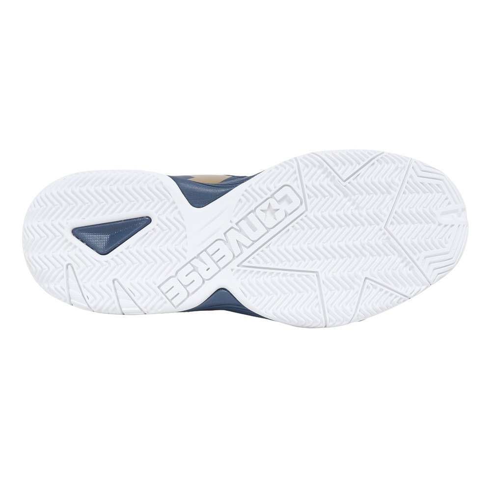 バスケットシューズ バッシュ ジュニア ヴィックスター MID WT/NV/GL 33500590 3