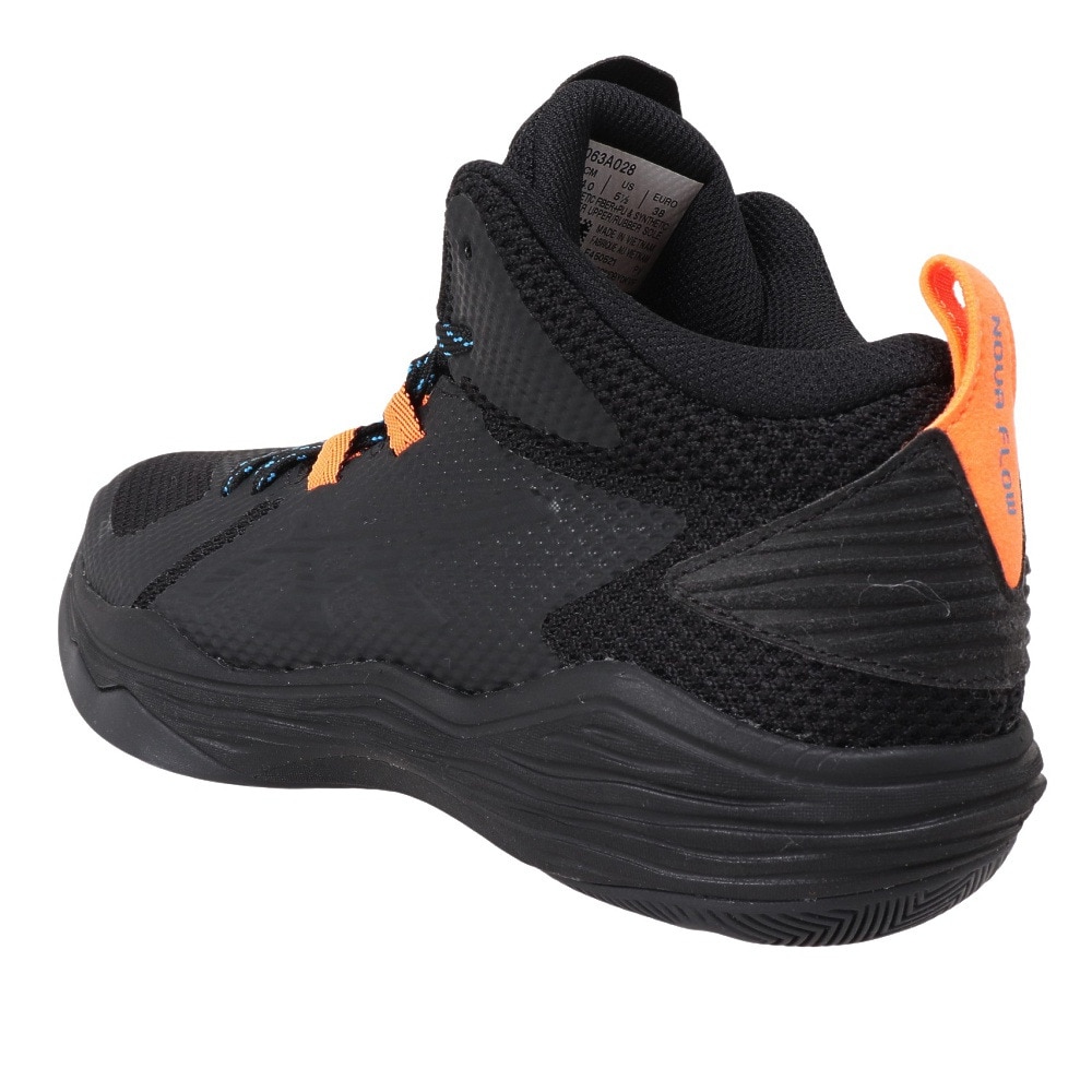 アシックス（ASICS）（メンズ、レディース）バスケットシューズ バッシュ ノヴァフロー NOVA FLOW 1063A028.003 黒 ブラック