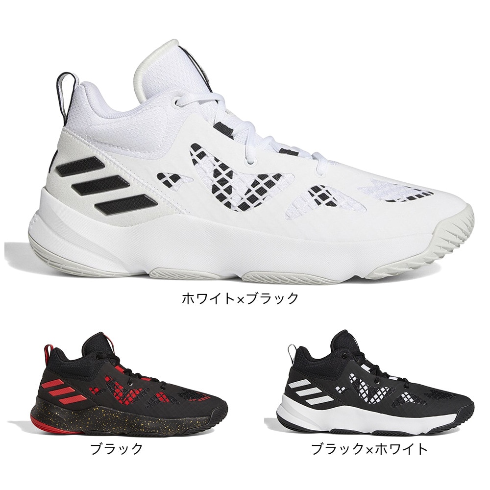 アディダス（adidas）（メンズ、レディース）バスケットシューズ バッシュ 白 PRO N3XT 2021 GW0147