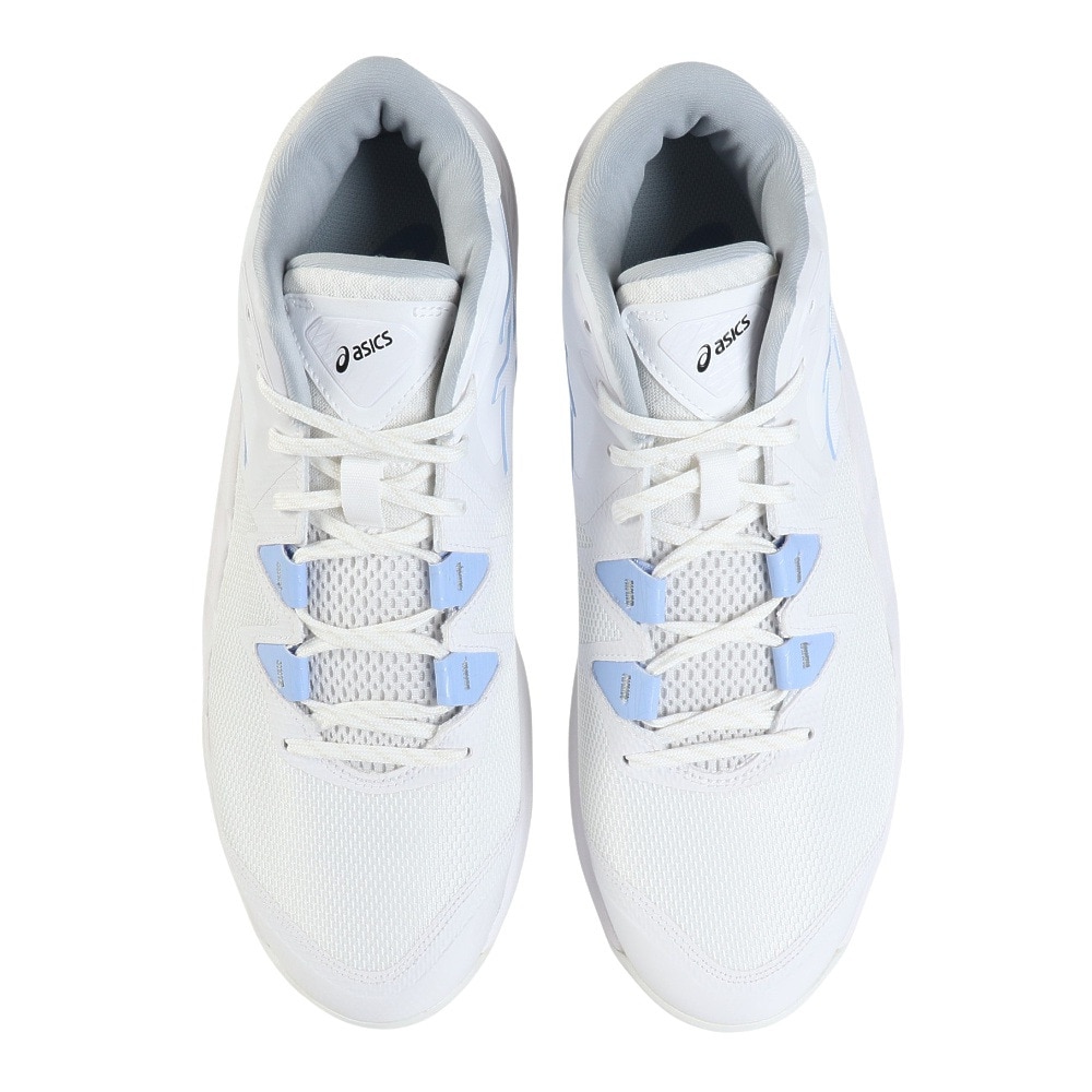 アシックス（ASICS）（メンズ、レディース）バスケ シューズ バッシュ アンプレアルス ワイド UNPRE ARS 2 WIDE 軽量 ミッドカット 白 1063A069.101