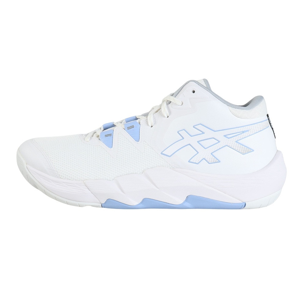 アシックス（ASICS）（メンズ、レディース）バスケ シューズ バッシュ アンプレアルス ワイド UNPRE ARS 2 WIDE 軽量 ミッドカット 白 1063A069.101