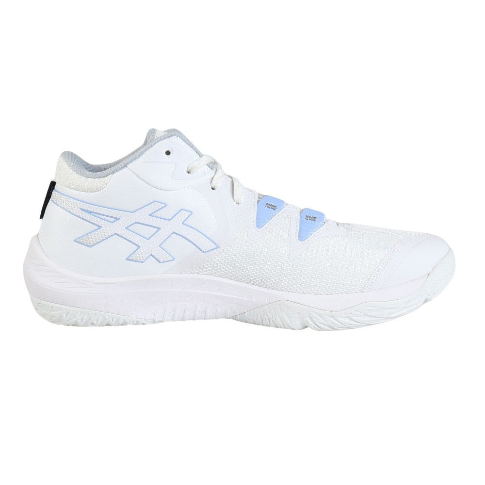 アシックス（ASICS）（メンズ、レディース）バスケ シューズ バッシュ アンプレアルス ワイド UNPRE ARS 2 WIDE 軽量 ミッドカット 白 1063A069.101
